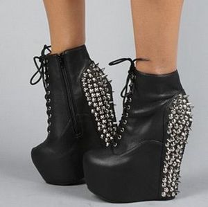 Jeffery Campbell Damsel Spiked Platform Wedge